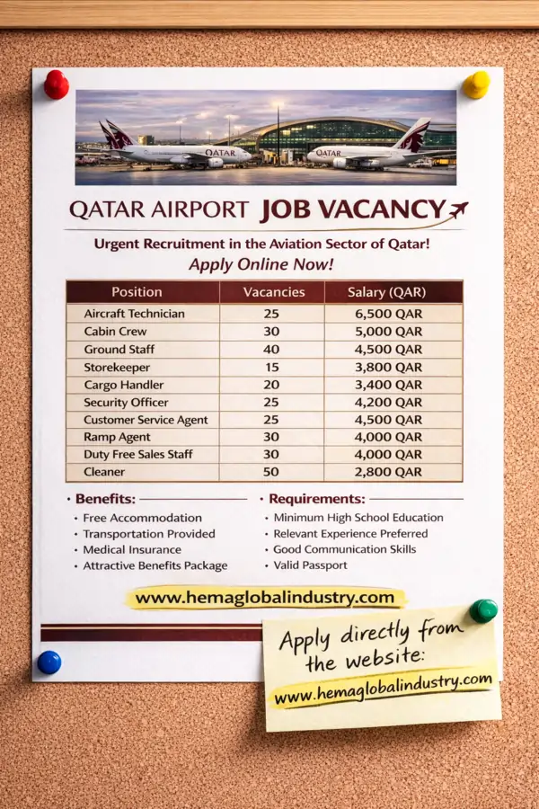 Qatar Airport Job Vacancy Announcement 2026: Complete Guide to High-Paying Aviation Careers 1 Latest-airport-jobs-in-qatar-2026