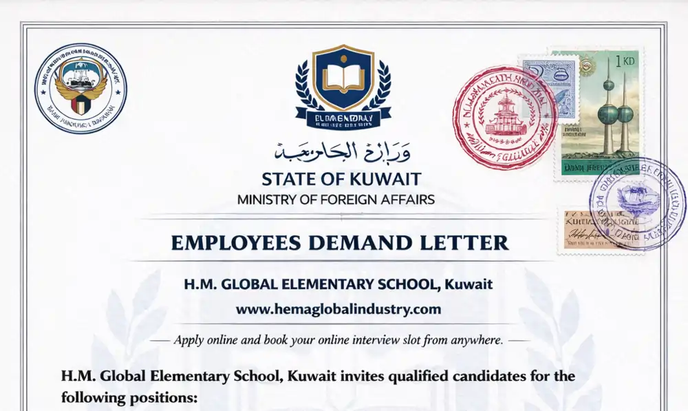 Employees’ Demand for H.M. Global Elementary School Kuwait 2026 – Complete Guide 1 School-job-vacancy-in-kuwait-2026
