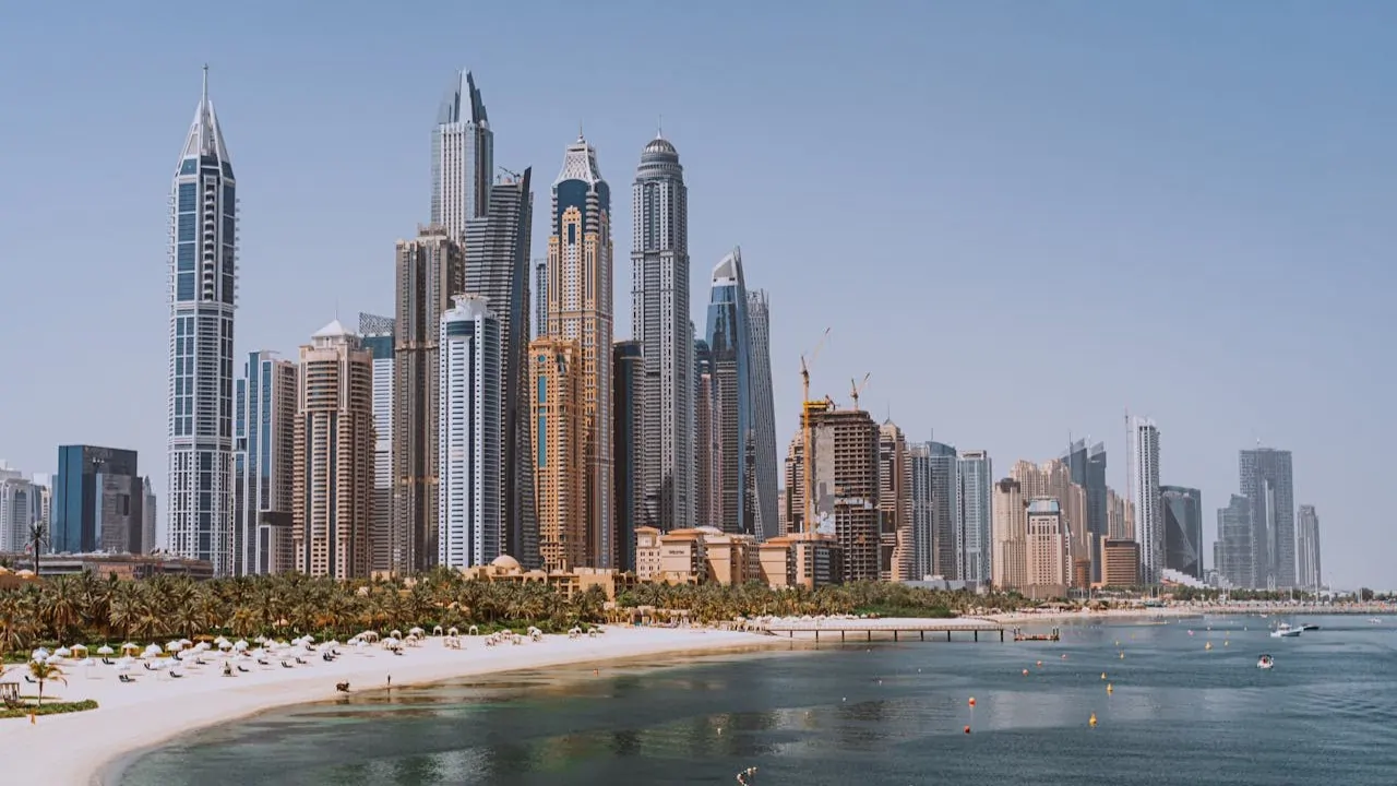 Dubai skyline with modern skyscrapers representing career opportunities in the UAE